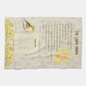 2026 Calendar Towel The Lord's Prayer Geschirrtuch (Horizontal)