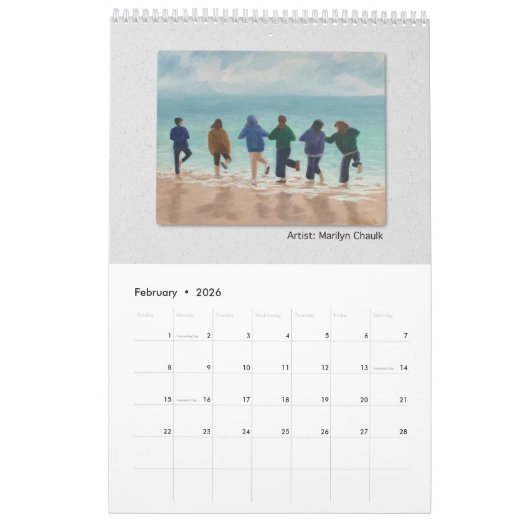 2026 Calendar Vanessa's Art Studio Student's Work1 Kalender (Feb 2026)