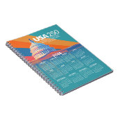 2026 Calendar with USA 250 Capital Dome America Notizblock (Rechte Seite)