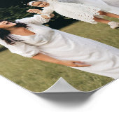 2026 Calendar with White Background  Poster (Ecke)