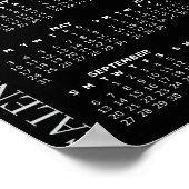 2026 Calendar, Zebras, African Safari, Africa Poster (Ecke)