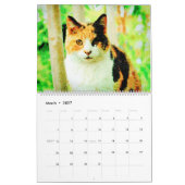 2026 Calico Tortoiseshell Cat Owners Lovers Gift Kalender (Mär 2027)