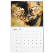 2026 Calico Tortoiseshell Cat Owners Lovers Gift Kalender (Jan 2027)