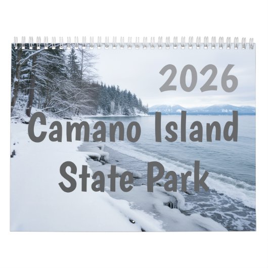 2026 Camano Island State Park Personalized Kalender (Titelbild)