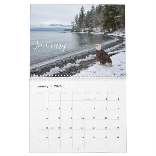 2026 Camano Island State Park Personalized Kalender (Jan 2026)