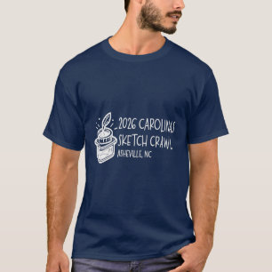 2026 Carolinas Sketch Crawl Herren T-Shirt