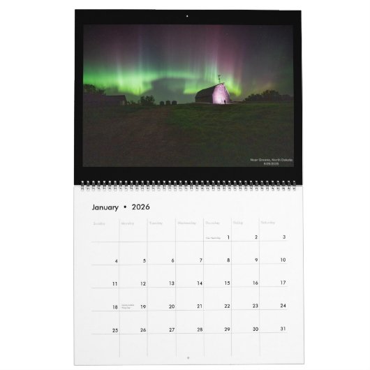 2026 CDSWXC Calendar by Josh Frye Kalender (Jan 2026)