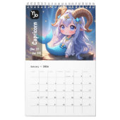 2026 Chibi Niedlicher Zodiakalender - Kawaii Astro Kalender (Jan 2026)