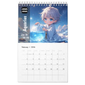 2026 Chibi Niedlicher Zodiakalender - Kawaii Astro Kalender (Feb 2026)