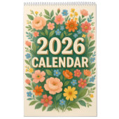 2026 Christian Floral with Personalization Kalender (Titelbild)