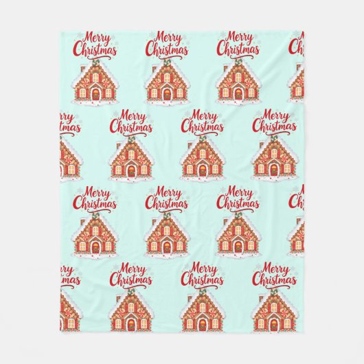 2026 Christmas House Fleece Blanket (Vorderseite)