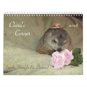 2026 Claras Corner Groundhog-Kalender F Kalender