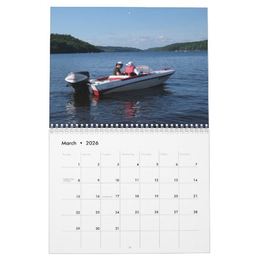 2026 Classic Glastron Calendar Kalender (Mär 2026)