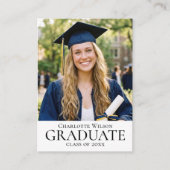 2026 Classic Graduation Invitation Mini Card Begleitkarte (Vorderseite)