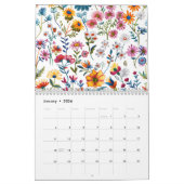 2026 Classic Wildflower Pattern Calendar Kalender (Jan 2026)