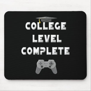 2026 College-Abschluss lustiges Video Gamer Mousepad