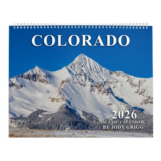 2026 Colorado Landschaftskalender Kalender (Titelbild)