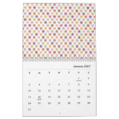 2026 Colorful Pastel Pattern Illustration Calendar Kalender (Jan 2027)