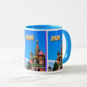 “2026 – Colors of Moscow” Tasse (VorderseiteRechts)
