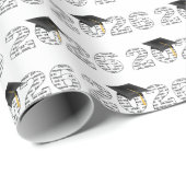 2026 Congrats Grad Word Cloud on White Geschenkpapier (Rolleneckpunkt)