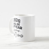 2026 Consistency Will Be My Year Kaffeetasse (Vorderseite Links)