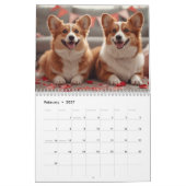 2026 Corgi Calendar – 12 Month Wall Calendar Kalender (Feb 2027)