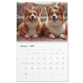 2026 Corgi-Kalender | 12-Monatiger Wandkalender (Feb 2027)