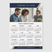 2026 Corporate Giveaway Photo Modern Fridge Magnet (Vorderseite)