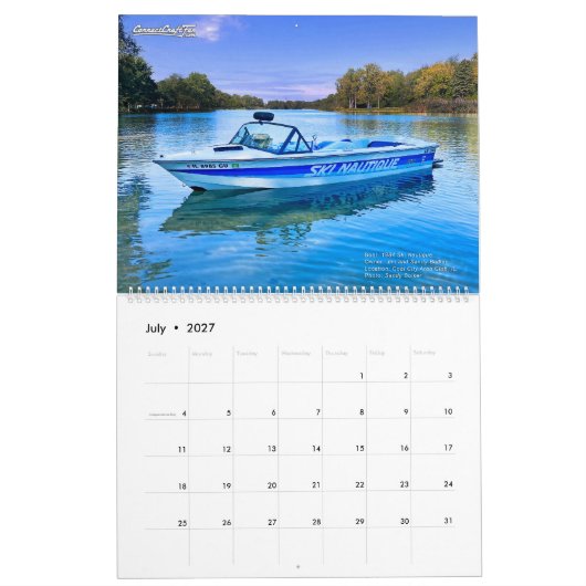 2026 CorrectCraftFan.com Annual Calendar Kalender (Jul 2027)