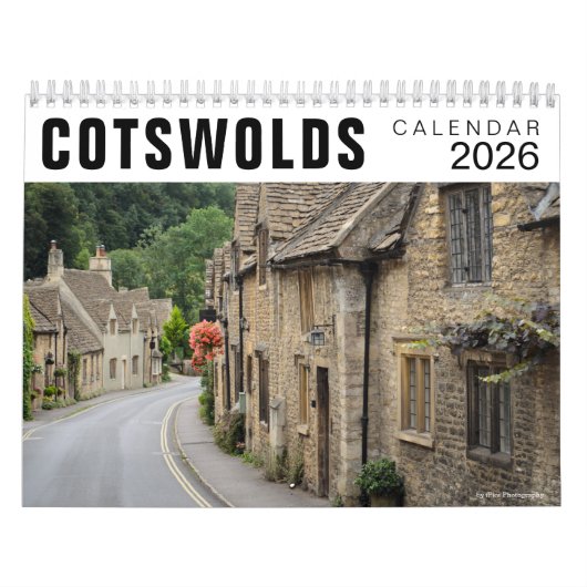 2026 Cotswolds Häuser & Städte Foto Kalender (Titelbild)