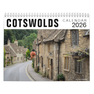 2026 Cotswolds Häuser & Städte Foto Kalender
