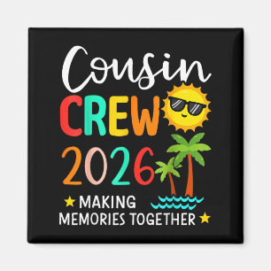 2026 Cousin-Crew-Sommerurlaub Strand Familie Magnet