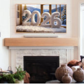 2026 Cozy Lodge Print | Samsung Frame TV Art Poster