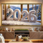 2026 Cozy Lodge Print | Samsung Frame TV Art Poster