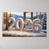 2026 Cozy Lodge Print | Samsung Frame TV Art Poster (Vorne)