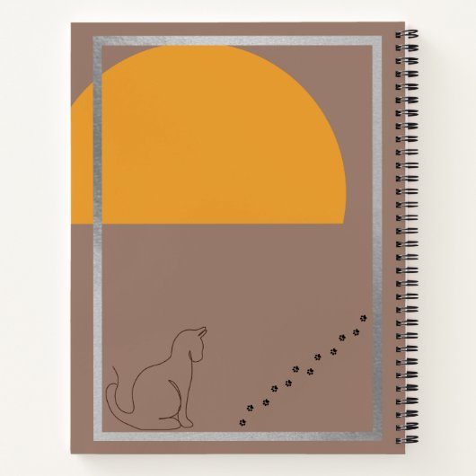 2026 Cozy Paws New Year Spiral Notebook Notizblock (Rückseite)