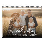 2026 Custom Family Photo Modern Elegant Script Kalender (Titelbild)
