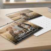 2026 Custom Family Photo Modern Elegant Script Kalender