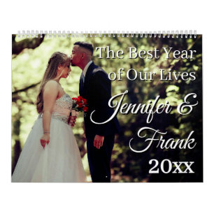 2026 Custom My Wedding Foto Chic Kalender