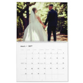 2026 Custom My Wedding Foto Chic Kalender (Mär 2027)