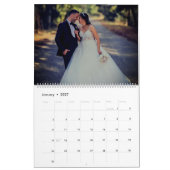 2026 Custom My Wedding Foto Chic Kalender (Jan 2027)