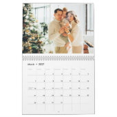 2026 Custom Photo Calendar | Editable Year Text Kalender (Mär 2027)