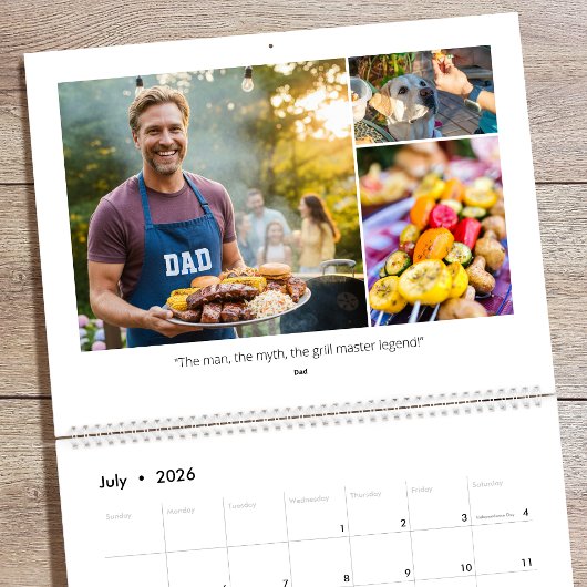 2026 Custom Photo Family Quotes & Funny Sayings Kalender