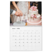 2026 Custom Wedding Photo Chic Script Calendar Kalender (Mär 2026)