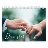 2026 Custom Wedding Photo Chic Script Calendar Kalender (Titelbild)