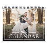 2026 Custom Wedding Photo Newlywed Chic Kalender (Titelbild)