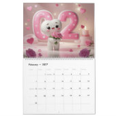 2026 Cute Seasonal Character Wall Calendar (Large) Kalender (Feb 2027)