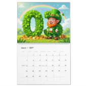 2026 Cute Seasonal Character Wall Calendar (Large) Kalender (Mär 2027)