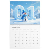 2026 Cute Seasonal Character Wall Calendar (Large) Kalender (Jan 2027)