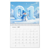 2026 Cute Seasonal Character Wall Calendar (Small) Kalender (Jan 2027)